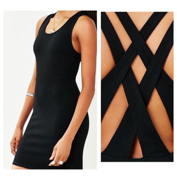 Urban Outfitters Dresses & Skirts - Silence + Noise Black Ponte Knit BodyCon Dress